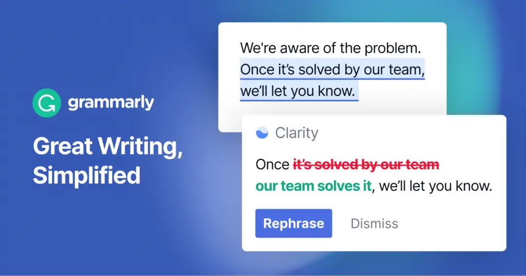 Credits: Grammarly, Essential Software for Researchers,