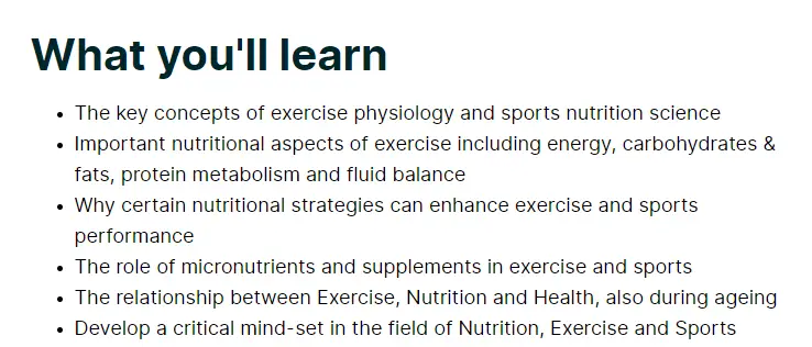 Online Courses for Nutrition : Credits: edX