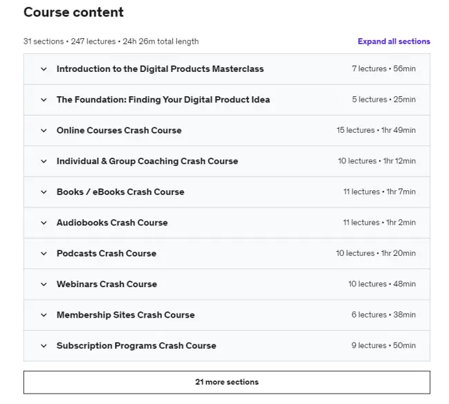 Online Courses for Online Income : Credits: Udemy