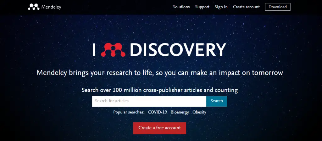 Credits: Mendeley, Best Reference and Citation Management Tools for Researchers