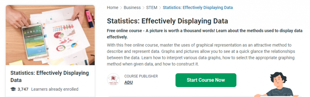 Online Courses for Statistics : Credits: Alison