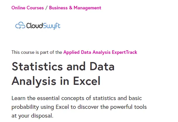 Online Courses for Statistics : Credits: FutureLearn