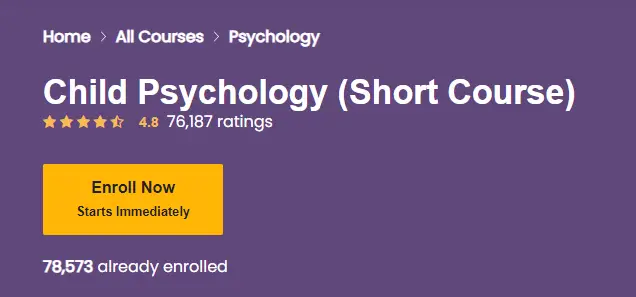 Online Courses for Child Psychology : Credits: Oxford Home Study Center