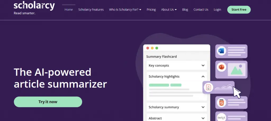 Credits:Scholarcy, Best Reference and Citation Management Tools for Researchers