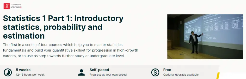 Online Courses for Statistics : Credits: edX