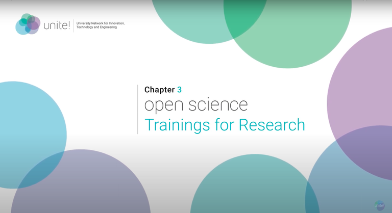 Best Open Science Initiatives and Practices : Credits: Unite! University