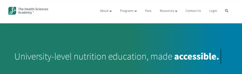 Online Courses for Nutrition 