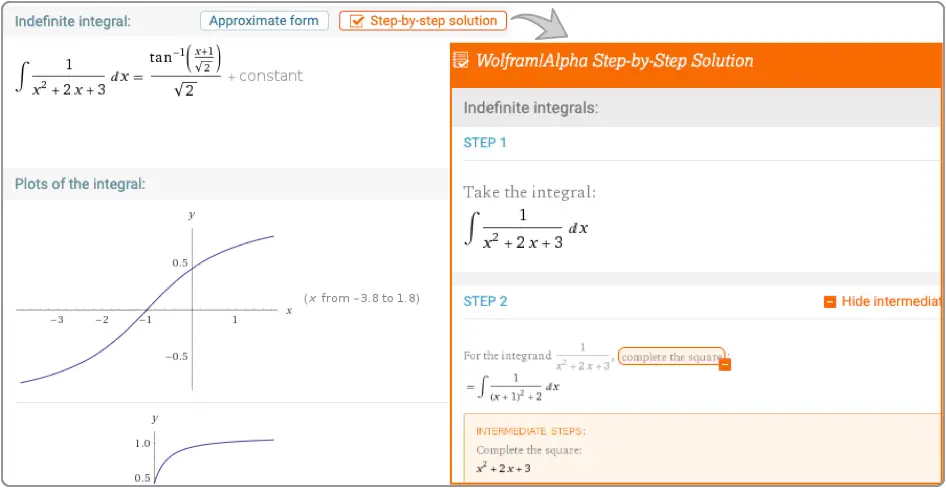 Credits: Wolfram Alpha, Best Online Equation Solvers,