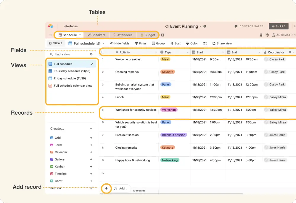Best Task Automation Tools for Researchers, Credits: Airtable