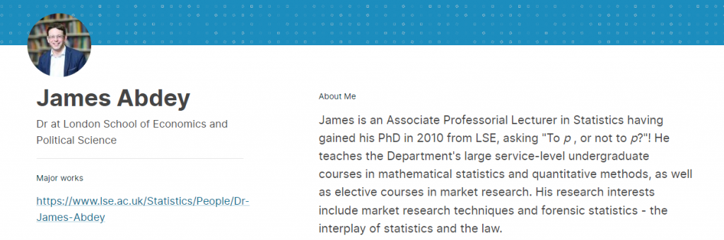 Online Courses for Statistics 