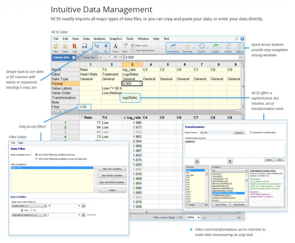 Credits: NCSS, Best Statistical Analysis Software,