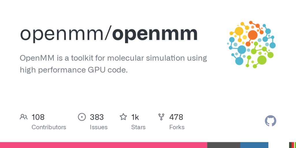 Credits: GitHub, Best Software for Molecular Modeling and Simulations,