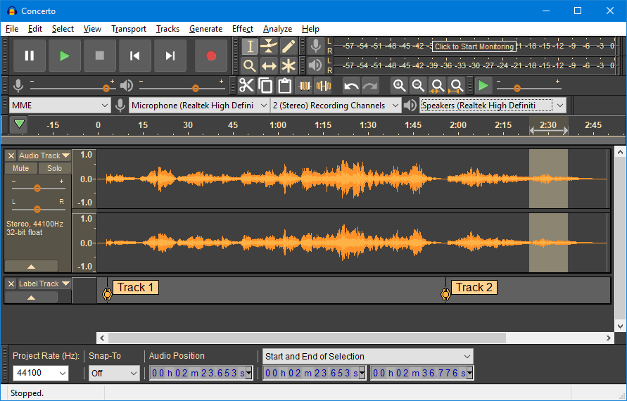 Credits: Audacity, Best Tools for Audio Annotations in Academic Lectures,