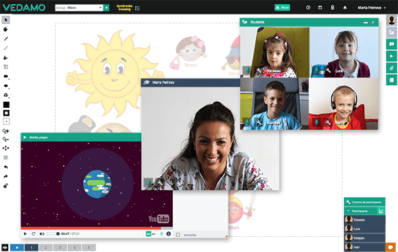 Credits: Vedamo, Best Virtual Classroom Platforms for Interactive Learning,