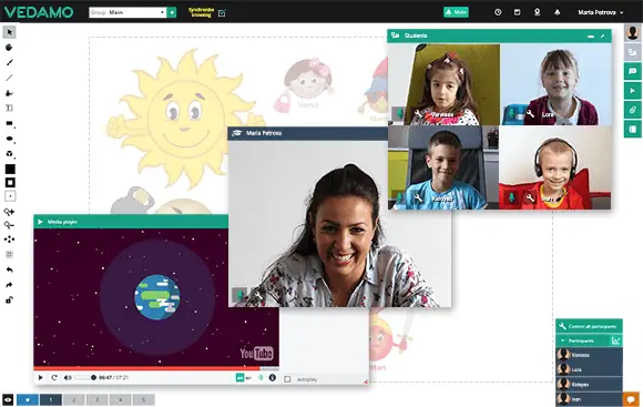 Credits: Vedamo, Best Virtual Classroom Platforms for Interactive Learning,