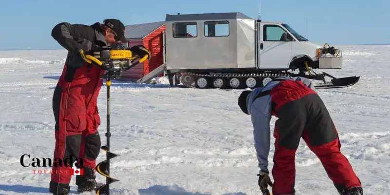 Discover ice fishing game